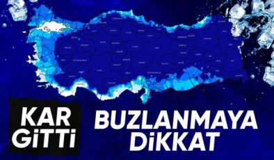 Kar yağışı yerini buzlanmaya bıraktı: Sıcaklıklar ise bu hafta artıyor