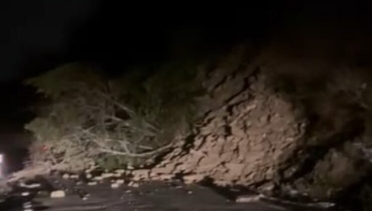 Kastamonu’da heyelan: Kara yolu ulaşıma kapandı