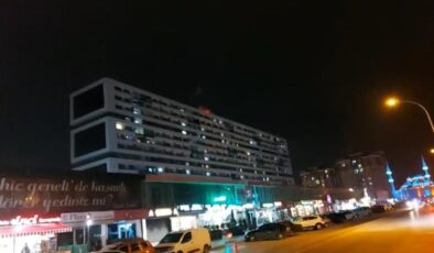 Konya’da sitede korkutan yangın