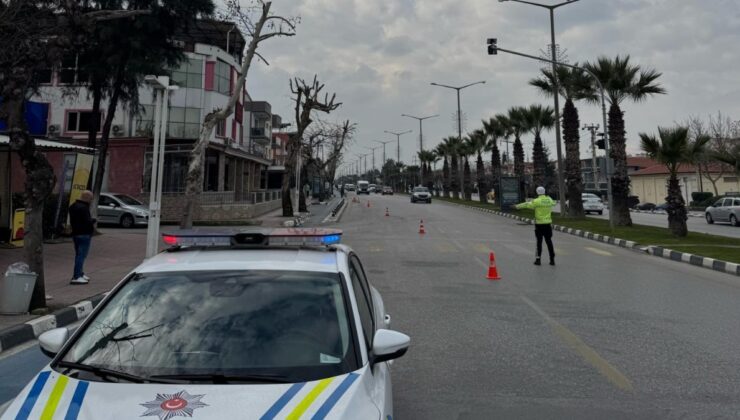 Manisa’da hem havadan hem de karadan trafik denetimi