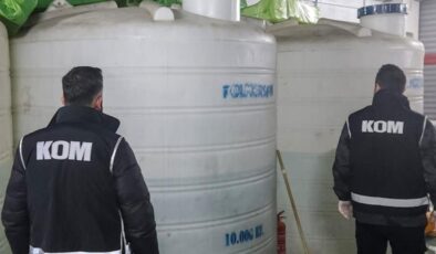 Manisa’da kaçak alkol operasyonu: Binlerce litre etil alkol ele geçirildi