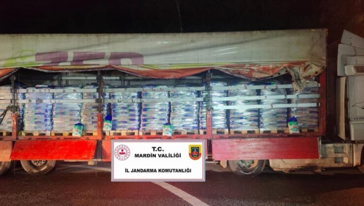 Mardin’de 25 ton sahte toz deterjan ele geçirildi