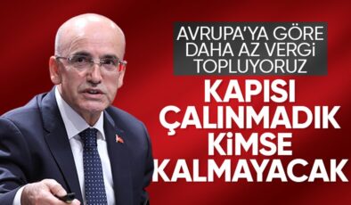 Mehmet Şimşek: Kapısı çalınmadık hiçbir mükellef olmayacak