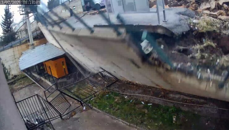 Şanlıurfa’da okulun istinat duvarı çöktü