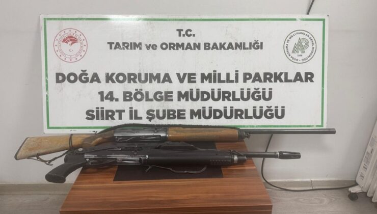Siirt’te kaçak avcılıkla mücadele: 30 bin lira para cezası