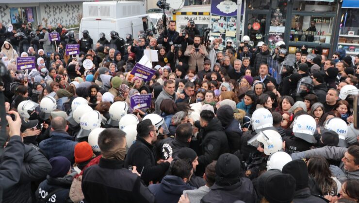 Van’da izinsiz yürüyüş yapanlara polis müdahale etti