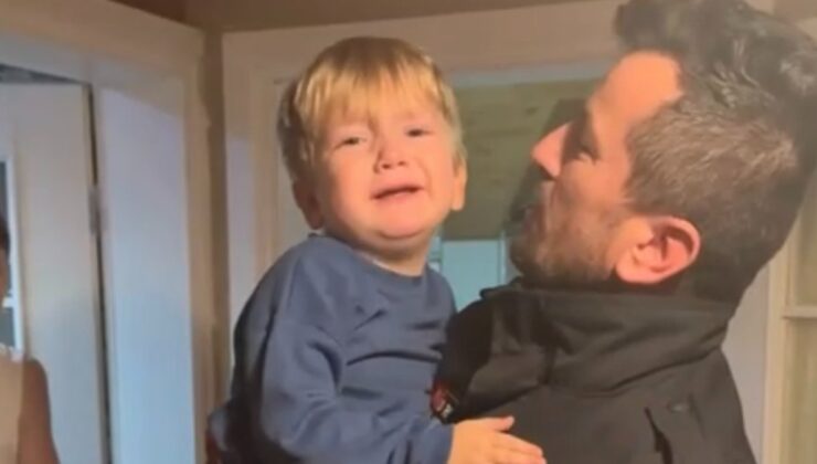 Yalova’da itfaiyeci baba odasında mahsur kalan oğlunu kurtardı