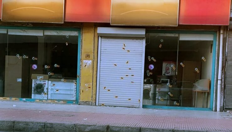 Adana’da beyaz eşya dükkanına silahlı saldırı