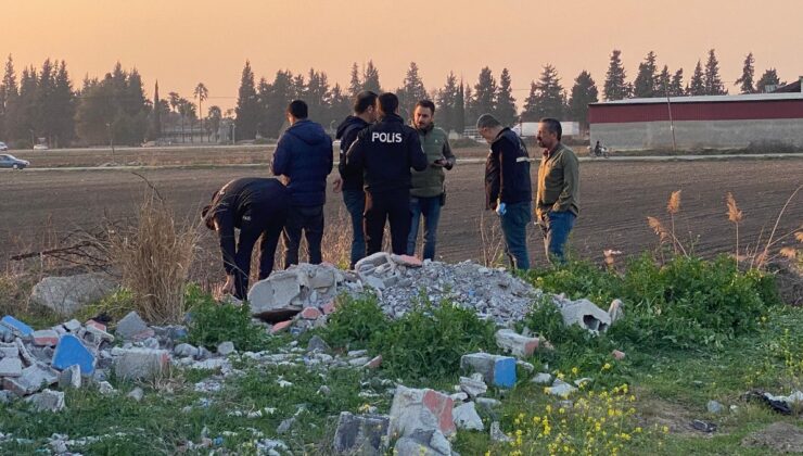 Adana’da dere yatağında insan iskeleti bulundu