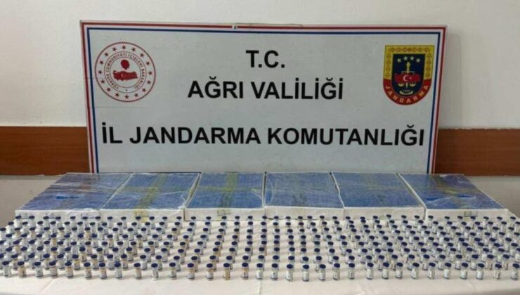 Ağrı’da 15 milyon TL değerinde kaçak vücut geliştirme ilacı ele geçirildi