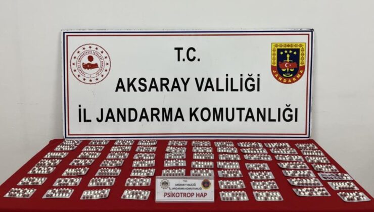 Aksaray’da otomobilden cephane gibi uyuşturucu çıktı