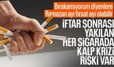Aman dikkat: İftardan sonra sigara kullanımı kalp krizini tetikliyor