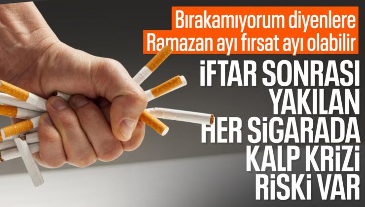 Aman dikkat: İftardan sonra sigara kullanımı kalp krizini tetikliyor
