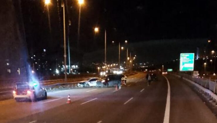 Ankara’da kamyondan fırlayan teker zincirleme kazaya sebep oldu