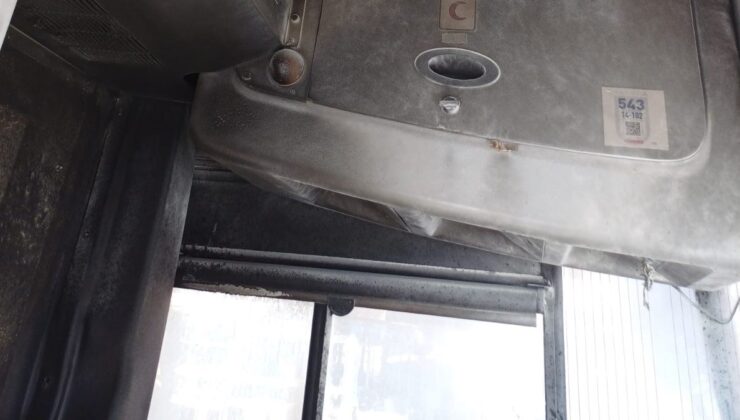 Ankara’da üzerine benzin döktüğü otobüs şoförünü yakmaya çalıştı