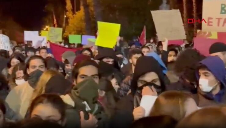 Antalya’da İmamoğlu’na destek yürüyüşünde polise muhalefet