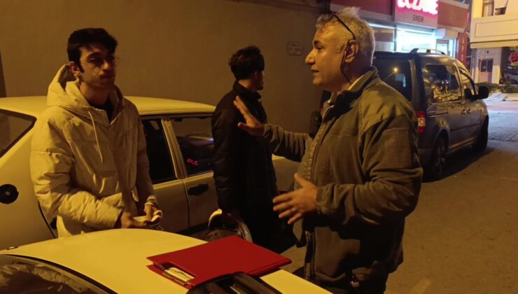 Antalya’da polisten denetime takılan motosiklet sürücüsüne nasihat