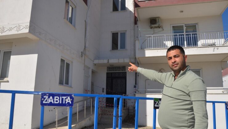 Antalya’da yıkılma tehlikesiyle 2 katlı bina mühürlendi