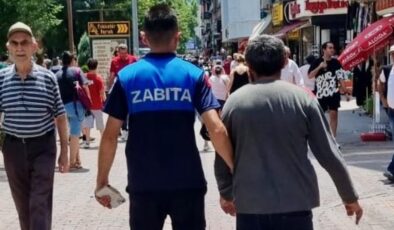 Antalya’da zabıta ekiplerinden dilenci operasyonu