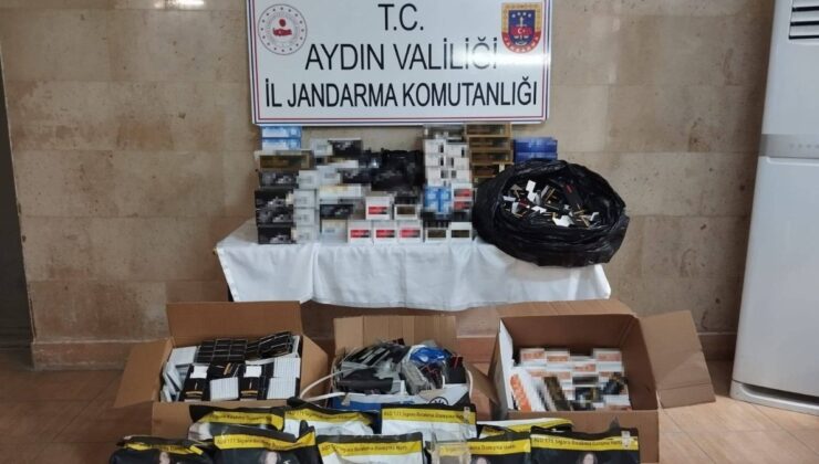 Aydın’da kaçak tütün ürünlerine jandarma operasyonu