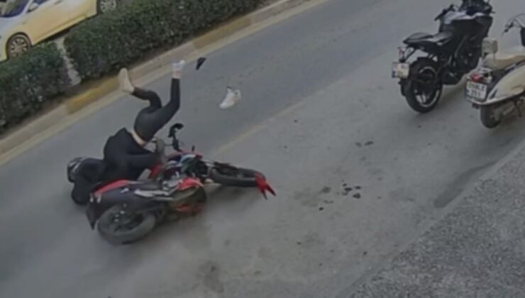 Aydın’da motosiklet ve çarptığı kız metrelerce sürüklendi