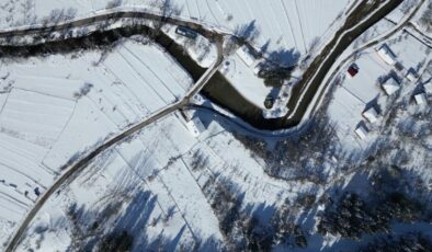 Bartın Küre dağları Milli Parkı’nda kar güzelliği