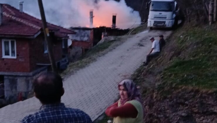 Bartın’da son anda yanmaktan kurtuldular: Çaresizce alevleri izlediler