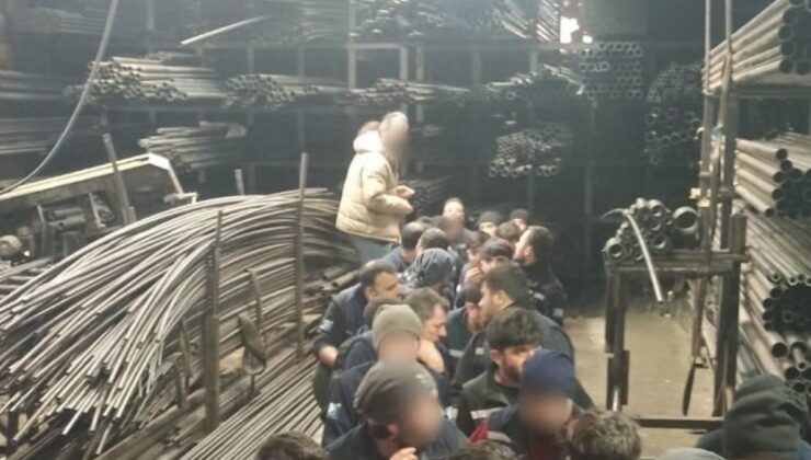 Bursa’da kaçak göçmenleri çalıştırdığı tespit edilen şüphelilere yönelik operasyon