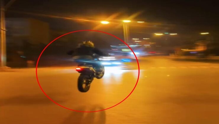 Bursa’da trafiği tehlikeye atan motosikletliye ceza