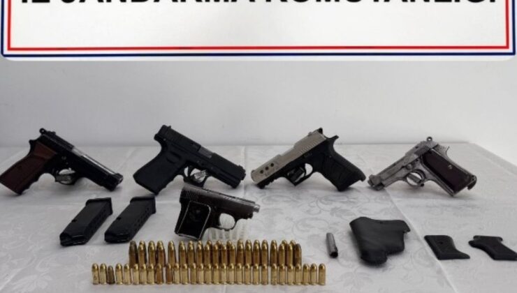 Denizli’de kaçak silah operasyonu