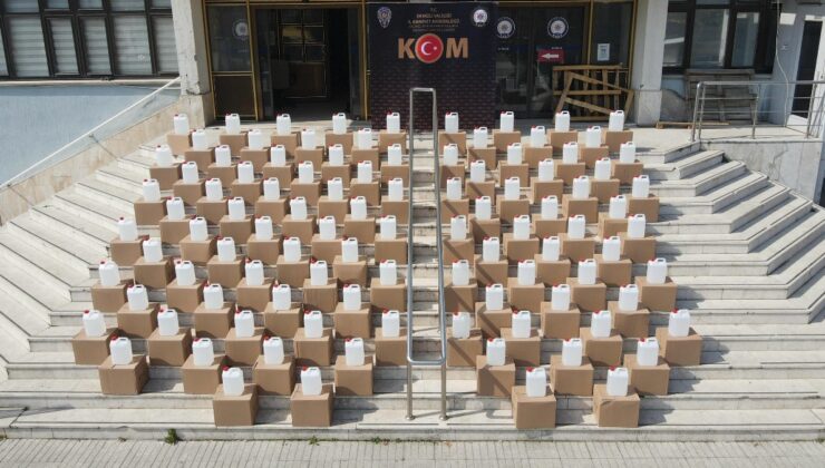 Denizli’de sahte alkol yapmaya çalışan şahıslar yakalandı