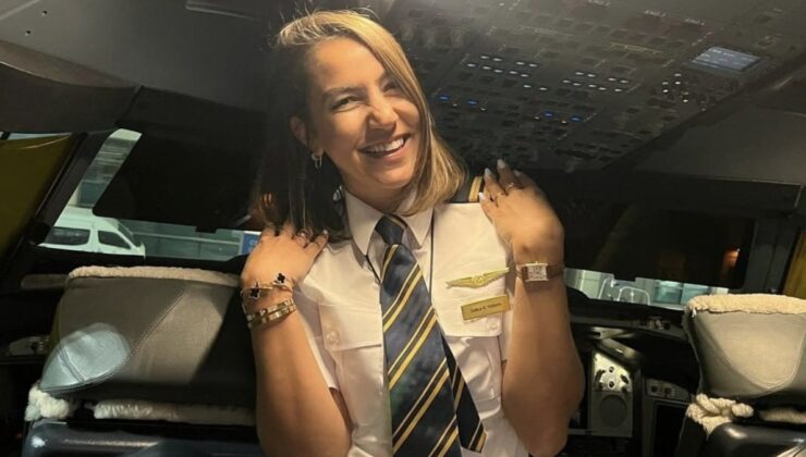 Dünyanın en büyük yolcu uçağına ilk Türk kadın kaptan pilot