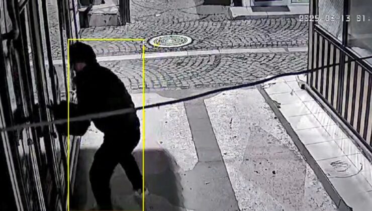 Edirne’de iş yerinin camını kırıp hırsızlık yapan şüpheli yakalandı