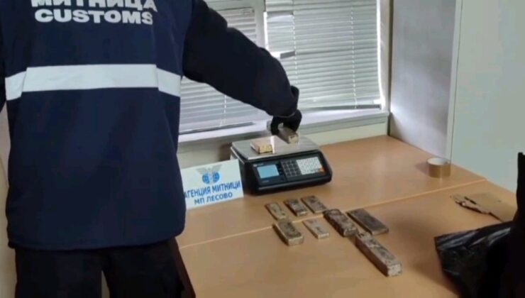 Edirne’de tır şoförü vücudunda 14 kilo altınla yakalandı