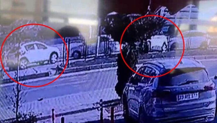 Elazığ’da 3 kişinin yaralandığı kaza kameraya yansıdı