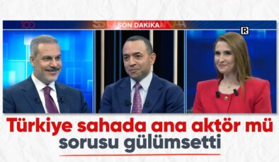 Hakan Fidan’ı tebessüm ettiren soru: Sahada ana aktör müyüz