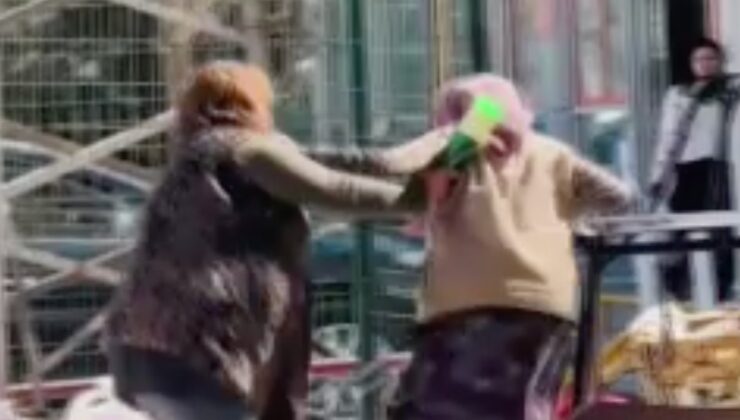 Iğdır’da pazarcı kadınların kavgası