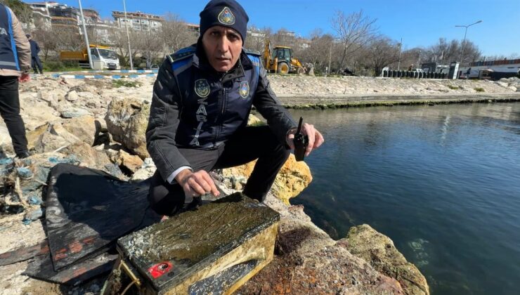 İstanbul Avcılar sahilinde deniz dibi temizliği