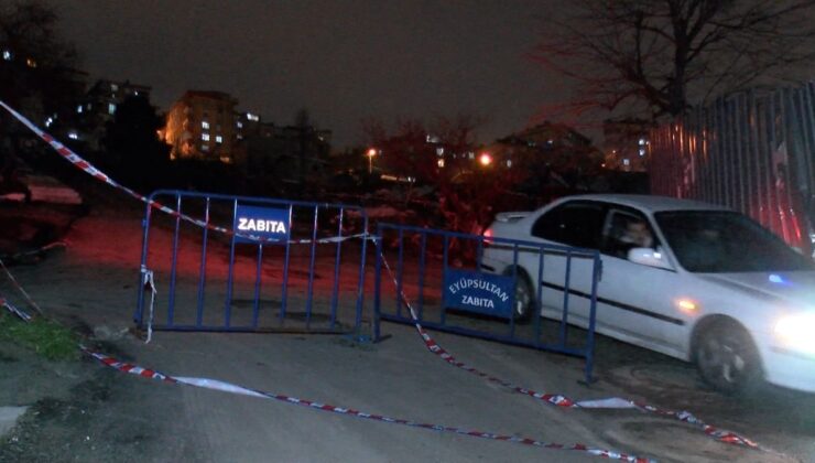 İstanbul Gaziosmanpaşa’da çeken yol nedeniyle duvarları çatlayan 4 bina boşaltıldı