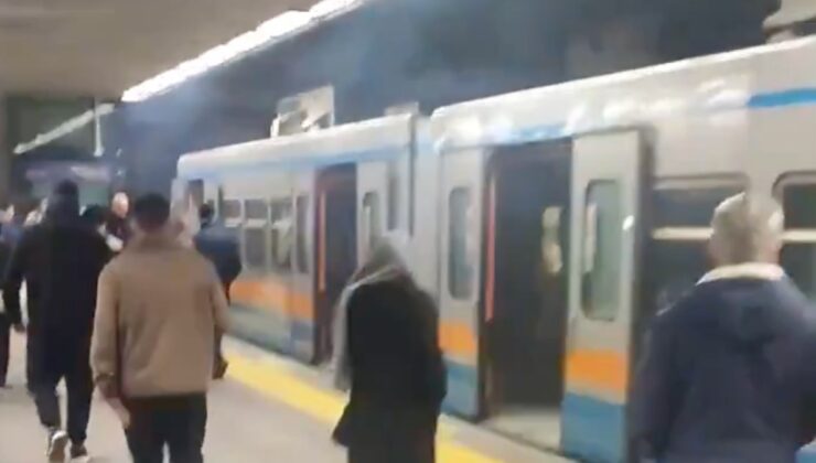 İstanbul’da arızalanan Yenikapı metrosundan dumanlar yükseldi