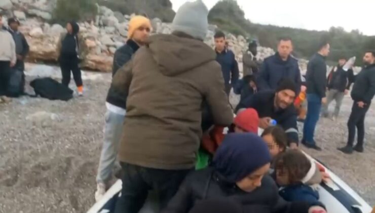 İzmir’de karada tespit edilen 62 düzensiz göçmen yakalandı