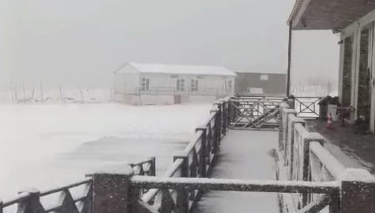 Karabük’ün yüksek kesimlerinde kar yağışı