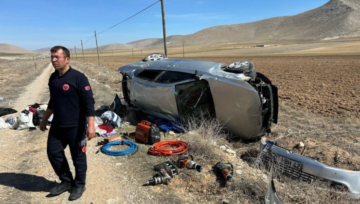 Karaman’da yaşlı çifti trafik kazası ayırdı