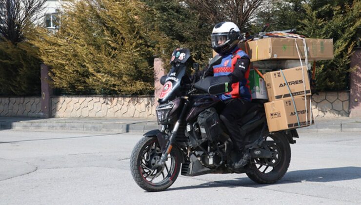 Kayseri’nin ‘iyilik kuryesi’, şehir şehir geziyor