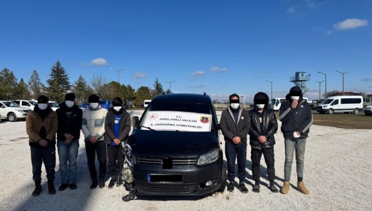 Kırklareli’de göçmen operasyonunda 45 kişi yakalandı