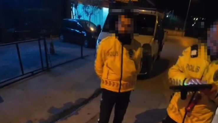 Kocaeli’de polis ile motosikletli arasında dikkat çeken ‘çatlak plaka’ diyaloğu