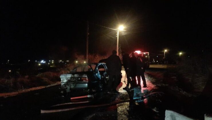 Konya’da otomobilde yangın: 1 ölü