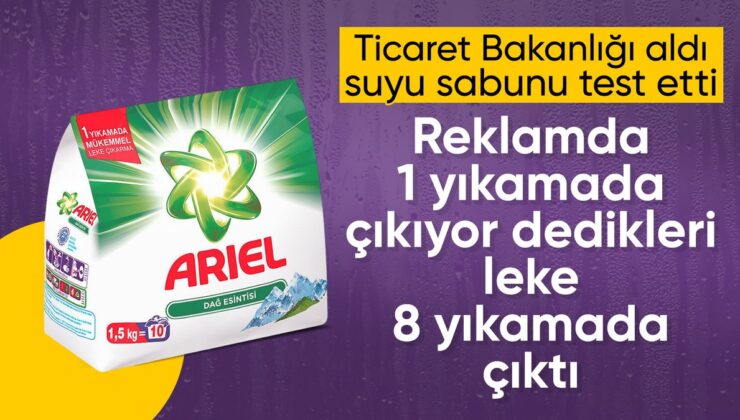 ‘Lekeler tek yıkamada geçer’ diyen deterjan markasına 2,2 milyon lira ceza