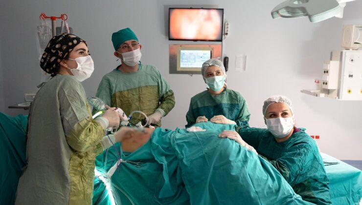 Malatya’da karın ağrısıyla gitti: Rahminden 7 kiloluk tümör çıktı