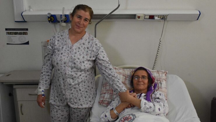 Manisa’da böbrek hastası ablası sayesinde sağlığına kavuştu